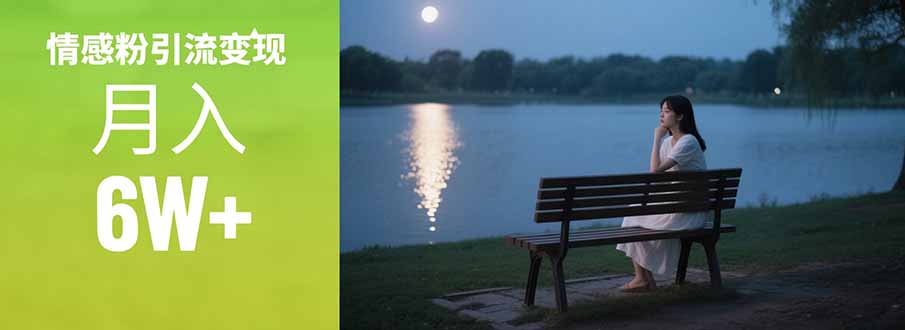 情感粉引流变现实操课:单月变现6w+,情感粉引流变现实操课-焱冰网创资源库