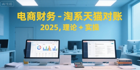 电商财务-淘系天猫对账2025,理论+实操-焱冰网创资源库